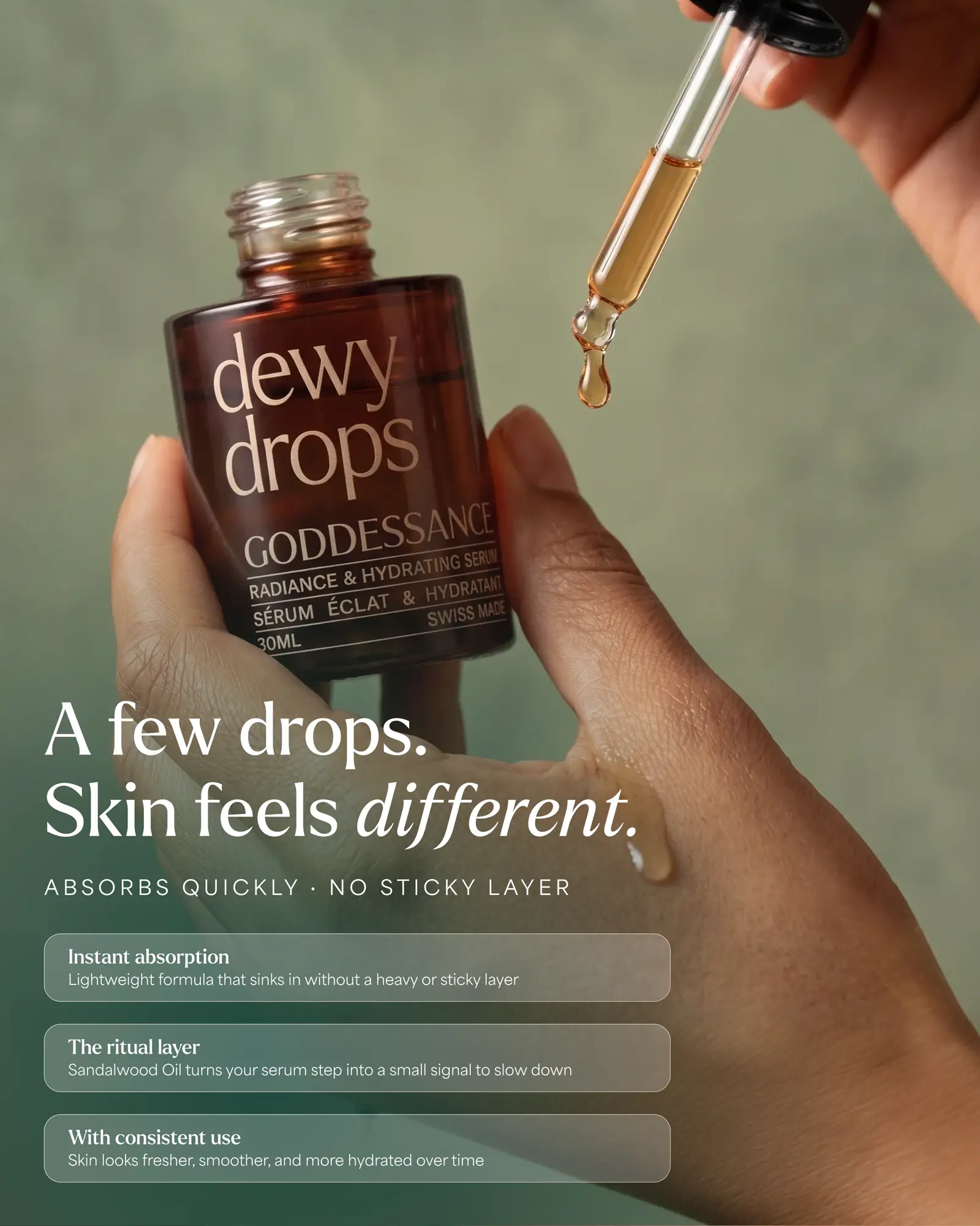 Goddessance dewy drops carousel design